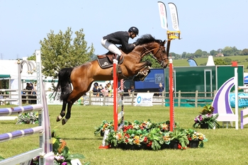 Ben Bick claims the golden ticket to HOYS in the British Horse Feeds Speedi-Beet Grade C qualifier at Herts County Show